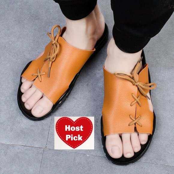 Orange Sandals / Slippers for men Slip-On Sliders Orange Footwear College Colors main image 7